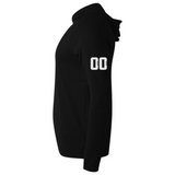 Hudson Youth Black Performance Hooded Long Sleeve